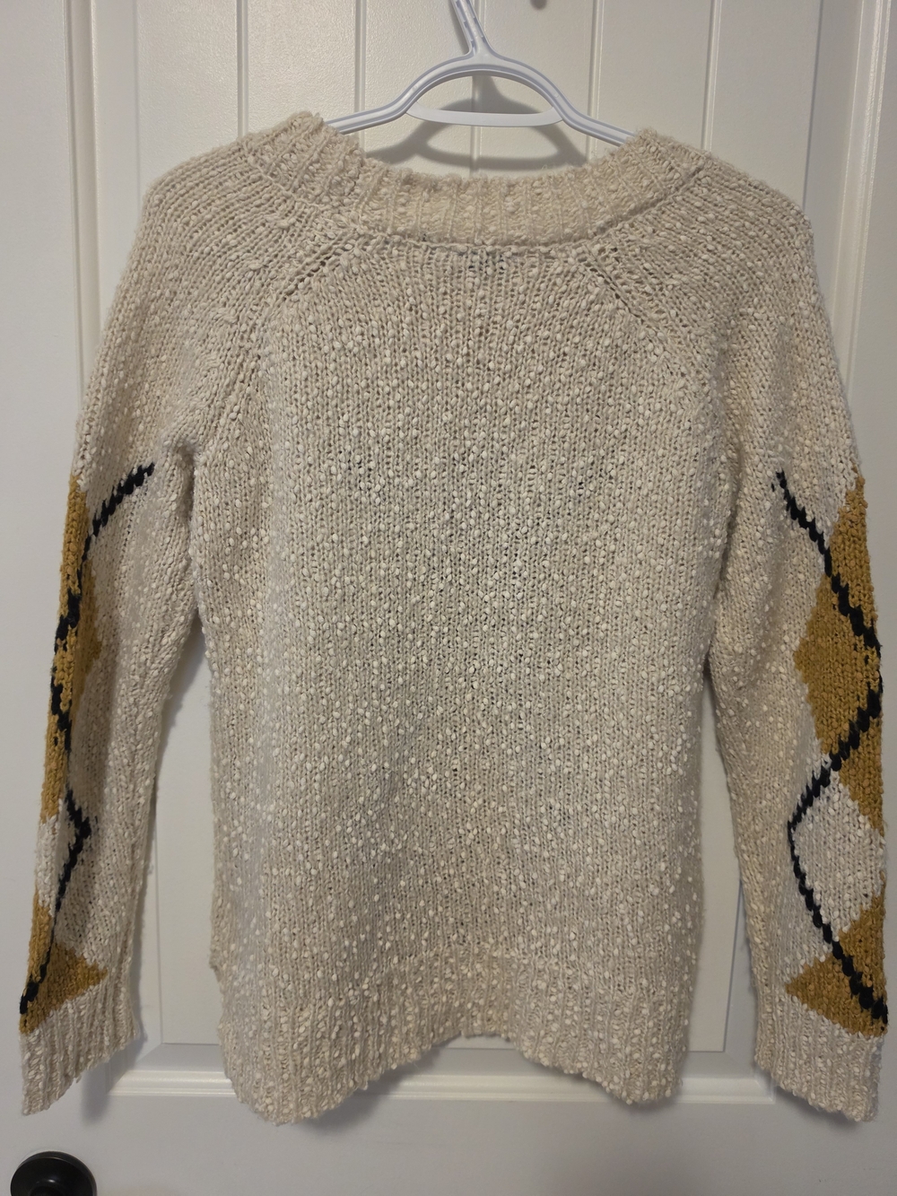 Ricki's Argyle Textured Knit Pullover Sweater Size XS - Picture 2 of 4